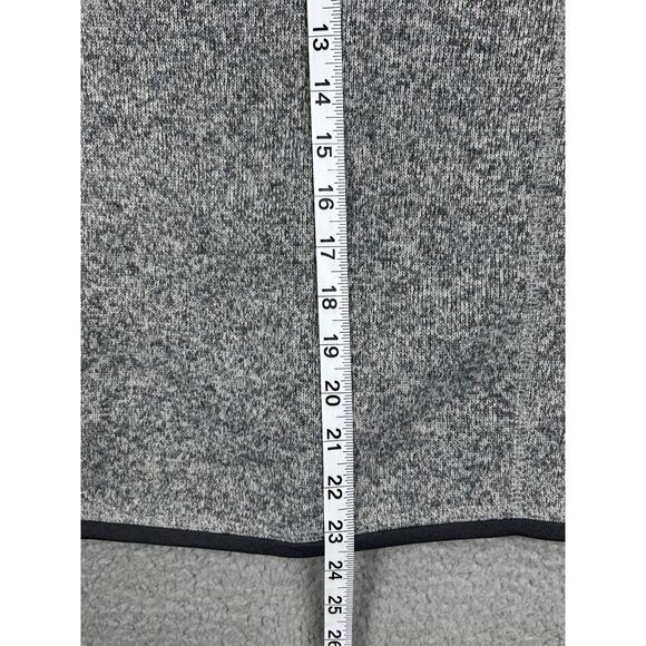 Patagonia Youth Sweatshirt Size XL Heather Gray Soft Fleece Mock Neck 1/4 Zip - Picture 15 of 16